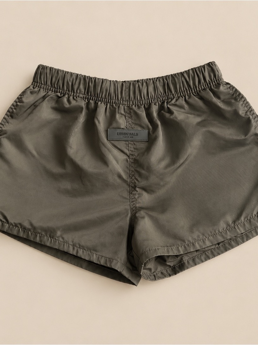 ESSENTIALS Olive Green Women's Athletic Shorts